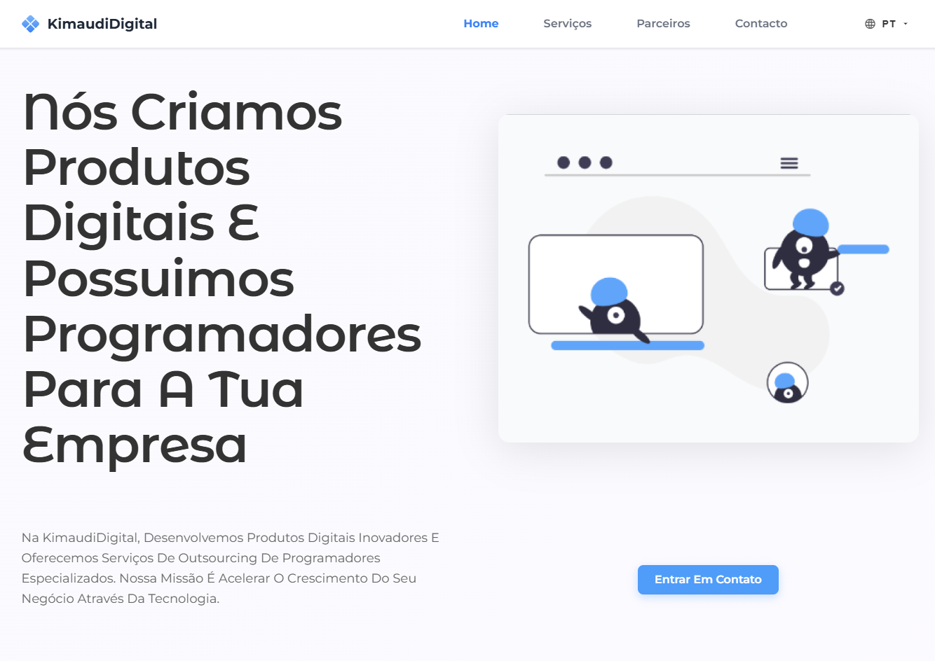 Kimaudi - Site Corporativo de Tecnologia